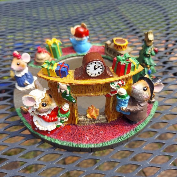 Yankee Candle The Night Before Christmas Mice Large Jar Candle Holder - Picture 1 of 16